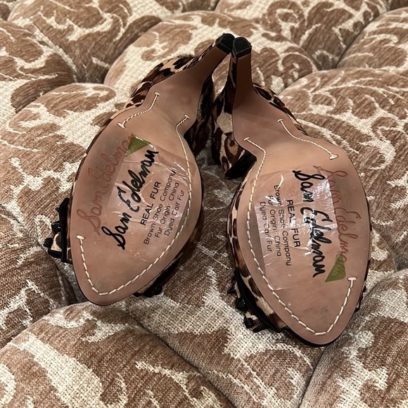 Sam Edelman cheetah spike heels - Picture 3 of 4